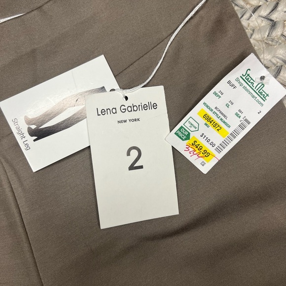 NWT Lena Gabrielle Dressy Legging Pants Size 2 - Picture 2 of 2